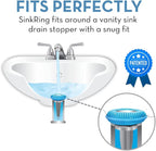 Bathroom Sink Hair Catcher for Pop-Up Drain – SinkRing 1.57" Precision Strainer - Image 2