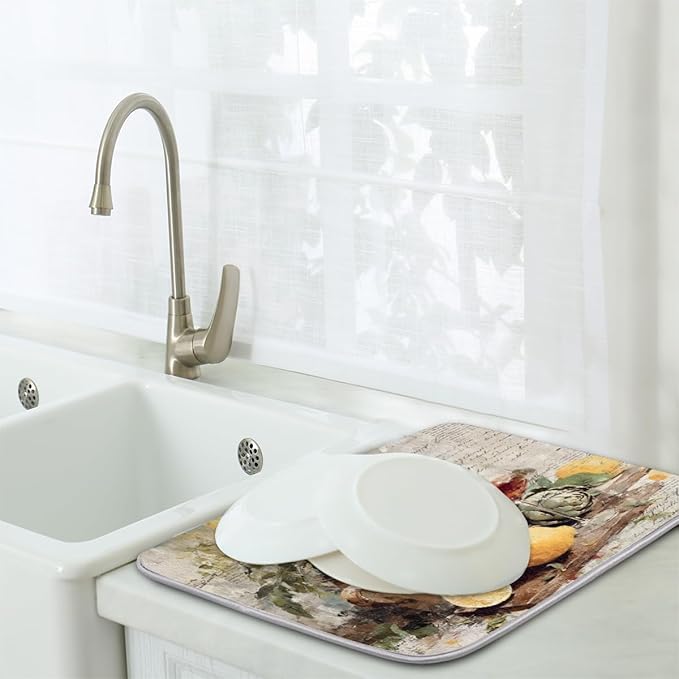 Dish Drying Mats with Hanging Loop - Image 7