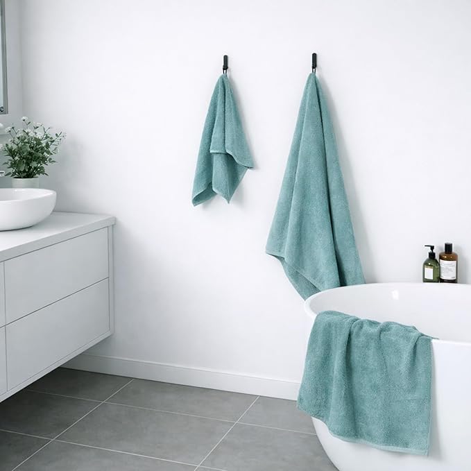 SEMAXE 12-Piece Family Bathroom Towel Set - Image 9