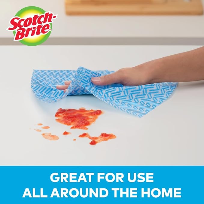 Scotch-Brite High Performance Kitchen Wipes, 5-Wipes/Bag, 12 Bags/Case - Image 4
