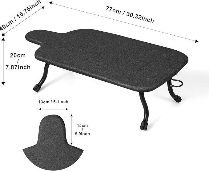 Duwee 15"x30" Table Top Ironing Board Extra Wide - Image 2