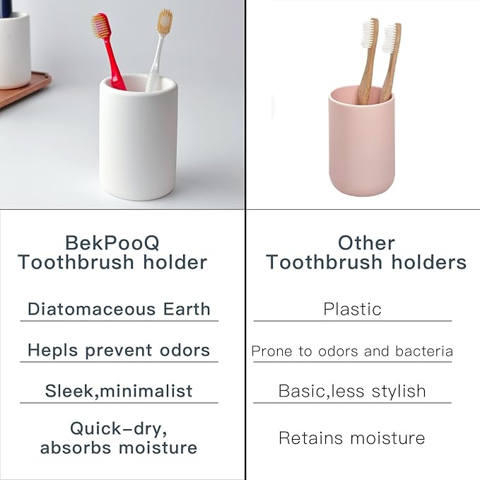 Nature Diatomite Toothbrush Holders - Image 4