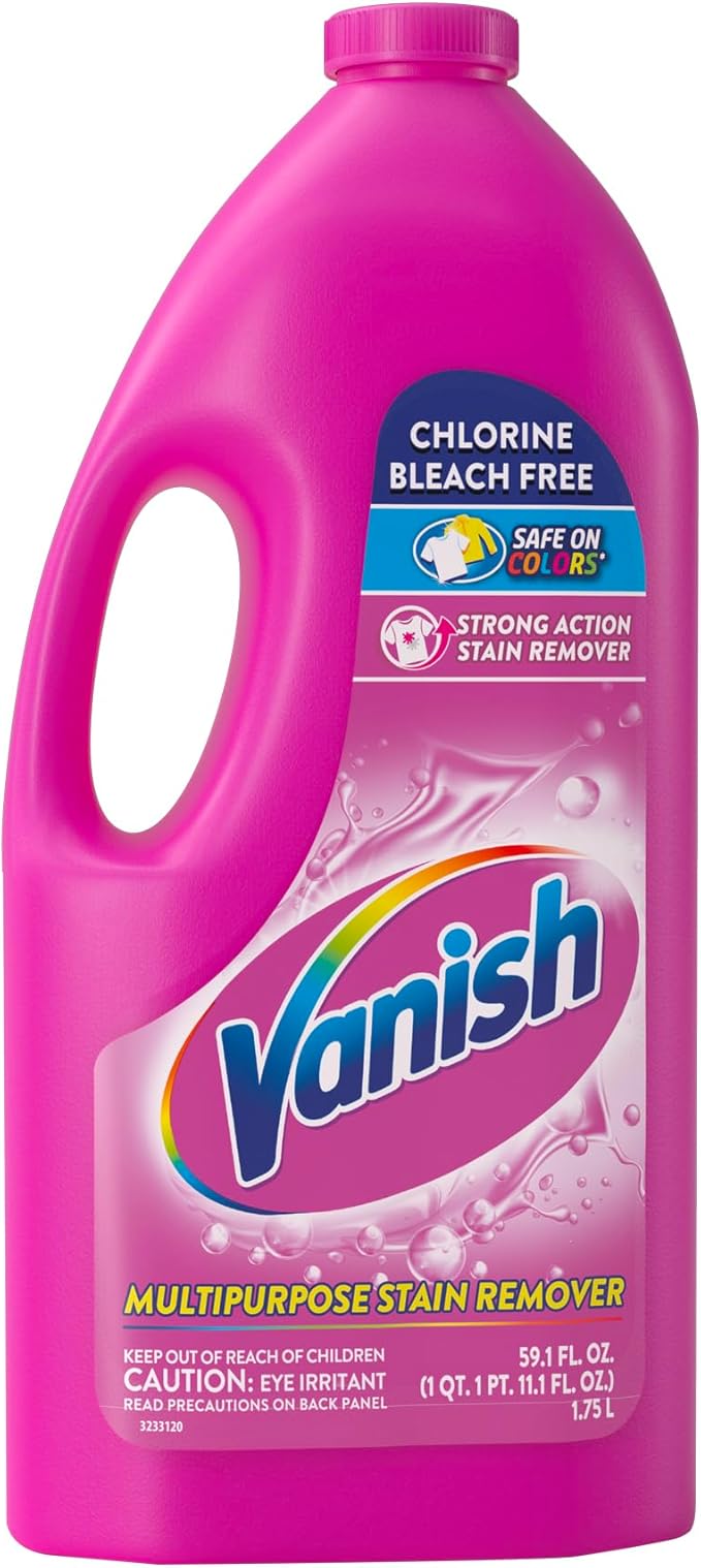 Vanish Pink Liquid Color Bleach Free Stain Remover 1750ML by Vanish