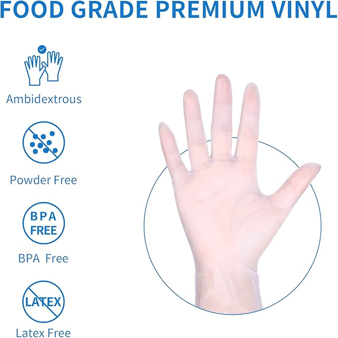 EDI Disposable Vinyl Gloves - Image 2