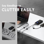 Cable Clips Phone Cord Holder, Charger Cord Organizer, Cable Management Clips - Image 4