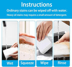 Magic Sponge Erasers, 100 Pack 2X Density Stronger Melamine Sponge Foam Pads - Image 4