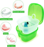 Keedolla Denture Cups for Soaking Dentures, Denture Cleaning Case Retainer - Image 2