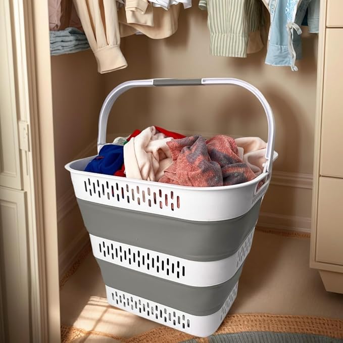 SAMMART 38L Collapsible Laundry Basket - Image 3