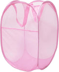 The upgraded pop-up laundry basket features a breathable side pocket mesh design by FOAYACCY