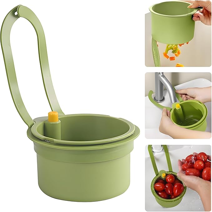 Hanging Strainer for Kitchen Sink, Kitchen Drain Storage Basket, Smart Sink by Unknown