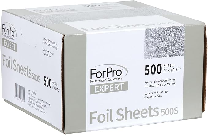 ForPro Professional Collection Expert Embossed Foil Sheets 500S, Aluminum Foil - Image 3