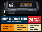 5000A Jump Starter | Povasee A40 Car Battery Jump Starter, 12V Portable Power - Image 3