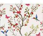 Hummingbird Butterfly Dish Drying Mat 18x24 by indokyeyqaz