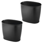 iDesign Slim Plastic Bathroom Trash Can, Small Garbage Bin - Image 7