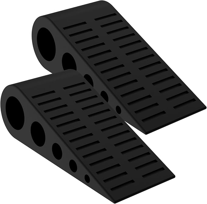 1.9 Inches Heavy Duty Door Stopper, 2 Pack Rubber Door Stop, Door Stoppers by Optish
