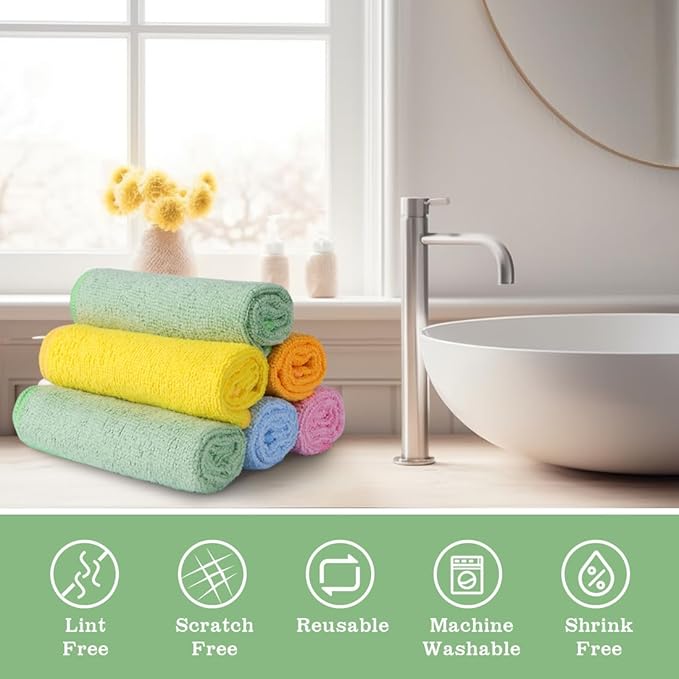Washcloths - 20 Pack - Face Towels, Highly Soft Wash Cloths and Hand Towels - Image 6