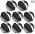 8 Pcs Self Adhesive Door Stoppers, Stainless Steel Floor Door Stop Wall by Unknown