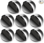8 Pcs Self Adhesive Door Stoppers, Stainless Steel Floor Door Stop Wall by Unknown