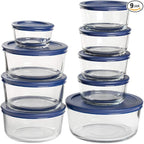 Anchor Hocking 18 Piece Glass Storage Containers by AnchorHocking