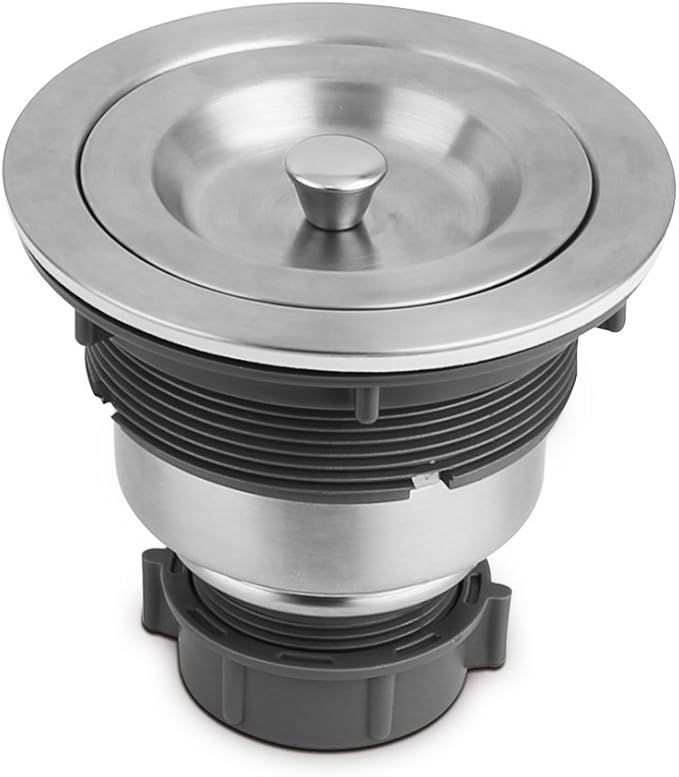Serene Valley 3-1/2-inch Kitchen Sink Strainer Assembly, 304 Premium Stainless by SereneValley