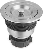 Serene Valley 3-1/2-inch Kitchen Sink Strainer Assembly, 304 Premium Stainless by SereneValley