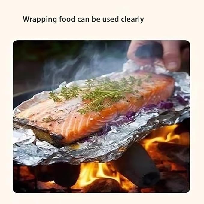 Roll Pack Aluminum Foil, 100 Square Feet, 10 Microns Thick, Food Grade Tin Foil - Image 3