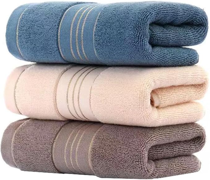 3 Pack Hand Towels for Bathroom, Cotton Soft Absorbent Decorative Hand Towel by Zuorery