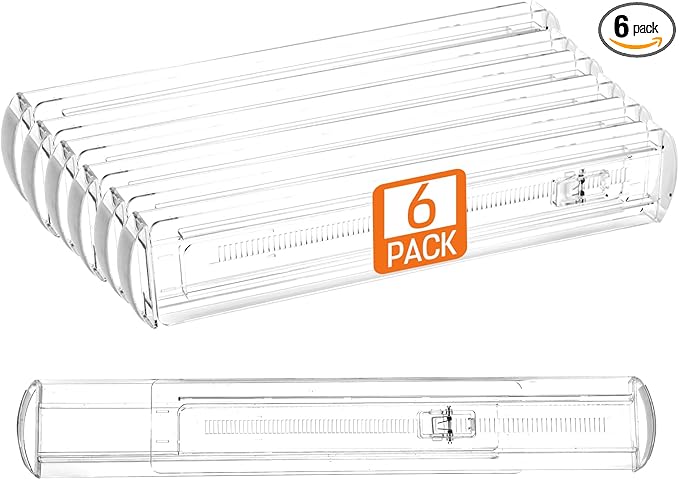 6 Pack Drawer Dividers for Clothes, 2.3" High 13"-21" Adjustable Drawer by Unknown