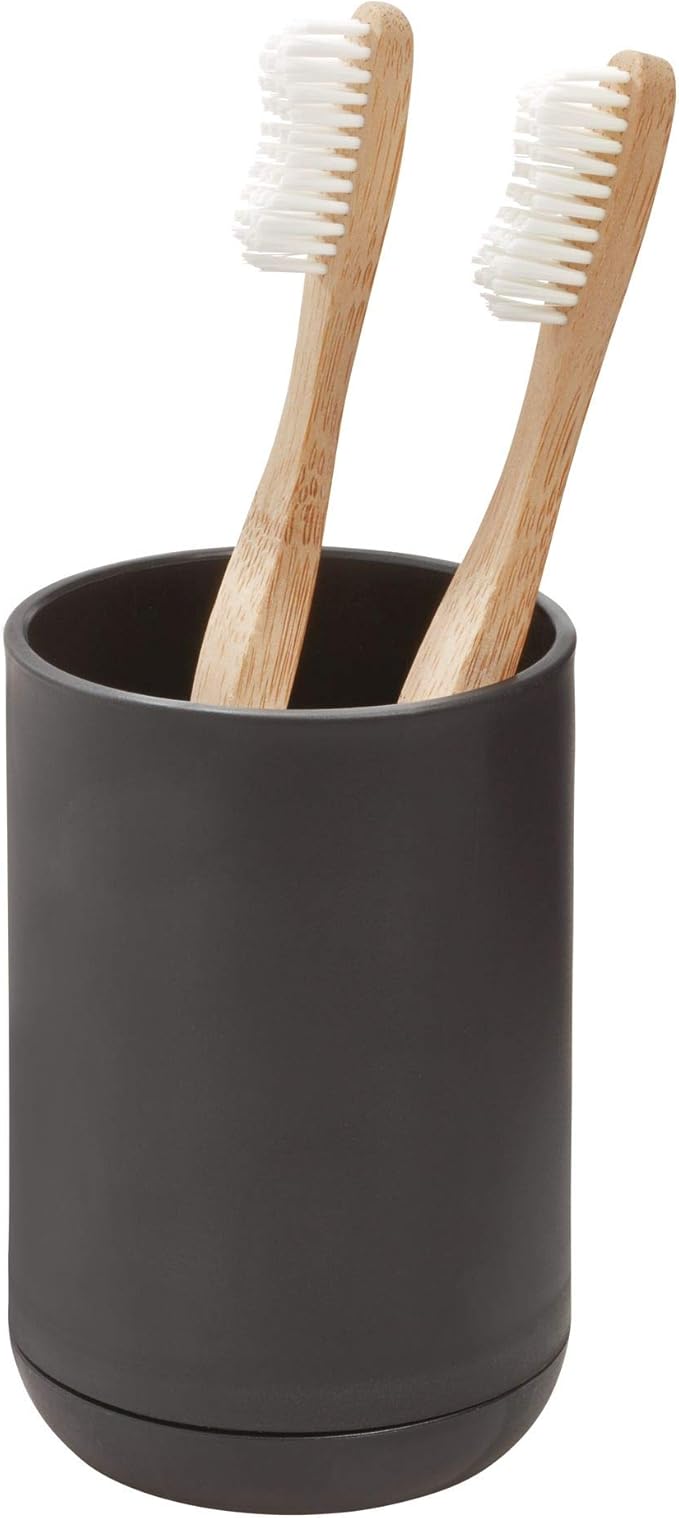 iDesign Toothbrush Holder for Normal Toothbrushes, Spin Brushes, and Toothpaste by iDesign