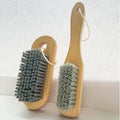 2PCS Wood Laundry Brush, Long Handle Clothing Stain Remover Scrubber, Soft by Unknown