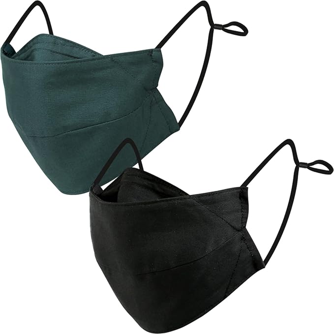 BASE CAMP Reusable Cloth Dust Face Masks 100% Cotton Washable Adjustable by BASECAMP