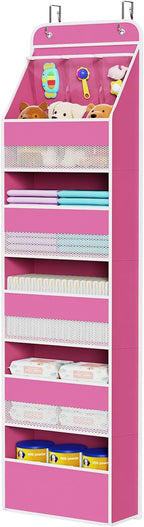 Univivi 6-Shelf Over Door Hanging Organizer Fabric Baby Door Storage by Univivi