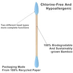 Natural Bamboo Cotton Swabs, Eco-Friendly & Biodegradable – Comfortable and Soft - Image 3