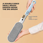 2PCS Lint Brushes for Clothes, Cat Dog Hair Remover for Lundary, Self-Cleaning - Image 9