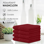 Avalon Towels Cotton Washcloths – Size 12x12 Inches, 100% Ring Spun Cotton - Image 6