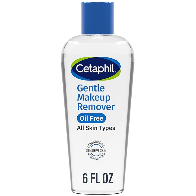 Cetaphil Gentle Waterproof Makeup Remover, Oil-Free Formula Suitable by Cetaphil
