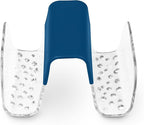 Spectrum Sink Saddle for Kitchen Sink Blue Clear Sponge and Brush Holder by Spectrum