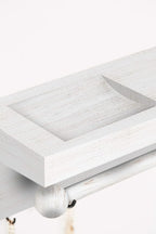 Rustic White Necklace Jewelry Organizer - Image 7