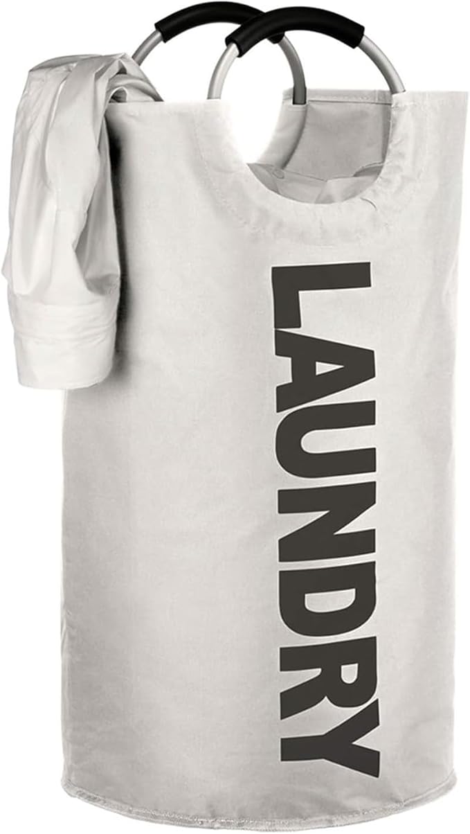 WOOHA 125L Large laundrybasket, Collapsible laundry hamper, Tall Clothes by WOOHA