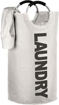 WOOHA 125L Large laundrybasket, Collapsible laundry hamper, Tall Clothes by WOOHA