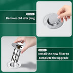 3 in 1 Sink Drain Strainer - Image 6