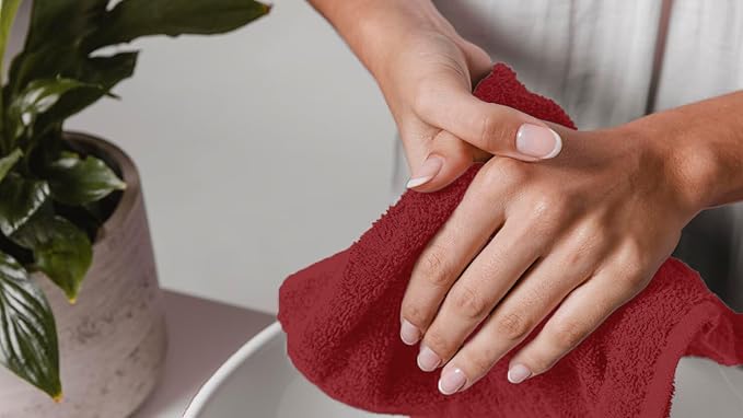 Avalon Towels Cotton Washcloths – Size 12x12 Inches, 100% Ring Spun Cotton - Image 3