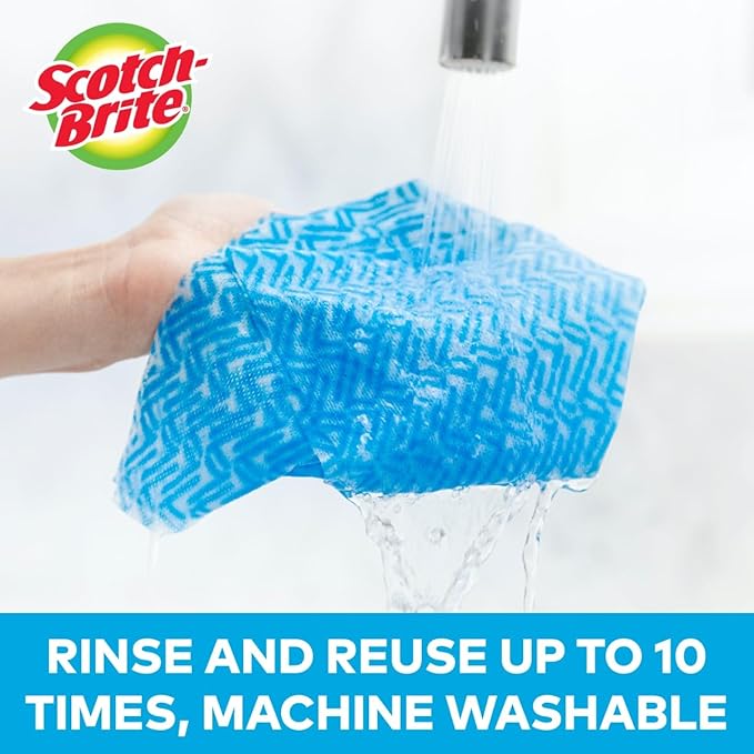Scotch-Brite High Performance Kitchen Wipes, 5-Wipes/Bag, 12 Bags/Case - Image 2