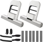 2 Pcs Mini Mop for Small Spaces, Foldable Self-Squeeze Wet and Dry Sponge Mop by Unknown