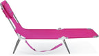 Ostrich Beach Lounge Chair, Folding & Reclining Outdoor Chaise Lounger, Pink - Portable Adjustable Recliner Chair for Lawn, Pool, Patio, Garden, and Yard - Image 7