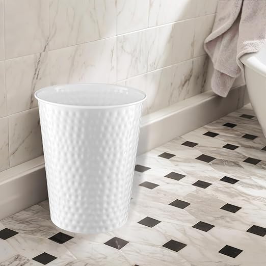 Monarch Abode Metal Bathroom Trash Can – Waste Basket - Image 6