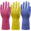 Rubber Kitchen Cleaning Gloves, Reusable Dishwashing Gloves, by SLICKKIT