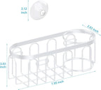 Yazoni 2-in-1 Sponge Holder for Kitchen Sink, Sink Caddy Kitchen Sink Organizer - Image 2