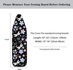 Dragonfly Flowers Ironing Board Cover Thick Soft Ironing Board Protector - Image 6