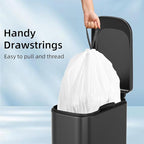 120 Counts 1.6 Gallon Mini Drawstring Trash Bags, Small Garbage Bags by KSSKSS - Image 3